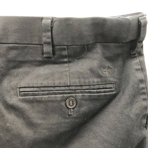 Dockers Men's Chinos 44x26 Measured Black Relaxed Fit Cotton Blend Smart - Picture 14 of 16